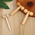 Wooden Massage Roller Therapy Body Massager Foot Face Shoulder Neck Hand Push Roller Massager Body Soothing Massage Tool.
