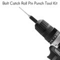 9-Piece Set-Up Punch Round Punch Pieces Roll Pin Punch Set Tool Bolt Catch Roll Pin Punch Tool Kit.