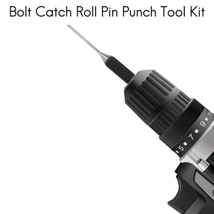 9-Piece Set-Up Punch Round Punch Pieces Roll Pin Punch Set Tool Bolt Catch Roll Pin Punch Tool Kit
