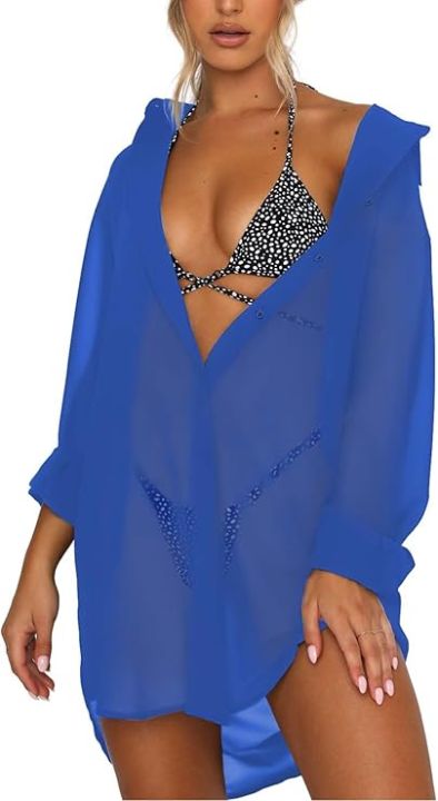 Women's%20Beach%20Cover%20Up%20Loose%20Bikini%20Bathing%20Suit%202025%20-%20Image%205