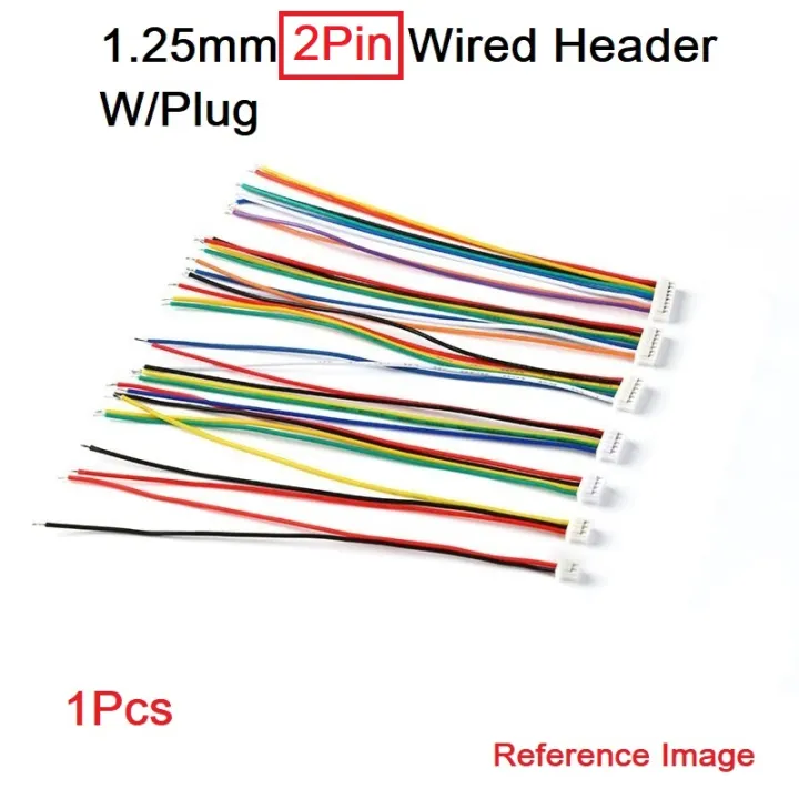 1.25mm%202%20Pin%20Cables%20FEMALE%20Connectors%20Plug%20&%20Socket%20Micro%20JST%201.25mm%202%20Pin%20Female%20PCB%20Header%20Connector%20With%20Cables%20Leads%20-%20Image%202