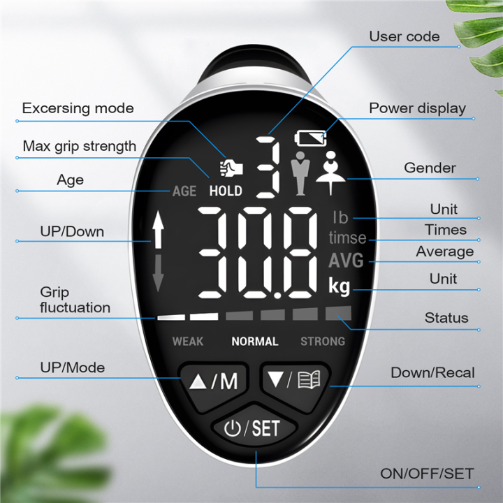 Grip%20Strength%20Tester%20Auto%20Capturing%20Digital%20Hand%20Dynamometer%20-%20Image%202
