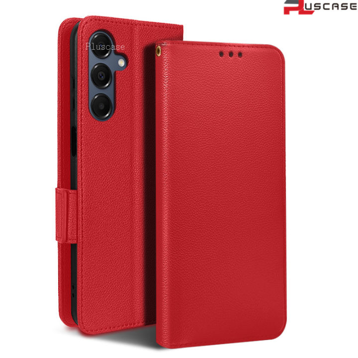 PlusCase%20for%20Samsung%20Galaxy%20A16%204G%205G%20Premium%20Leather%20Camera%20Protection%20Durable%20TPU%20Shell%20Folio%20Phone%20Case%20-%20Image%207