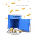 Electric Money Bank for Kids, Kids Money Bank, Password Safe Money Bank,Electric Piggy Bank, Mini Atom Electronic Coin Bank Box for Password Lock Case.