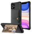 （COD Available)For iPhone 11 Magnetic Wallet Card Bag Leather Case. 