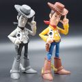 19cm Disney Toy Story 2 Color Woody Cowboy Cartoon PVC Action Figures Dolls Figurines Model Toys Cake Decoration Gifts. 