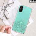 Phone case For Xiaomi Redmi 13C Back cover Full Stars Moon Glitter Bling Sequins Starry Sky Transparent Soft Cover for Mi Redmi 13C cover cases.