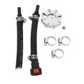 Quick Connected Fuel Pump Pressure Tester Gauge with Valve 0-100PSI. 