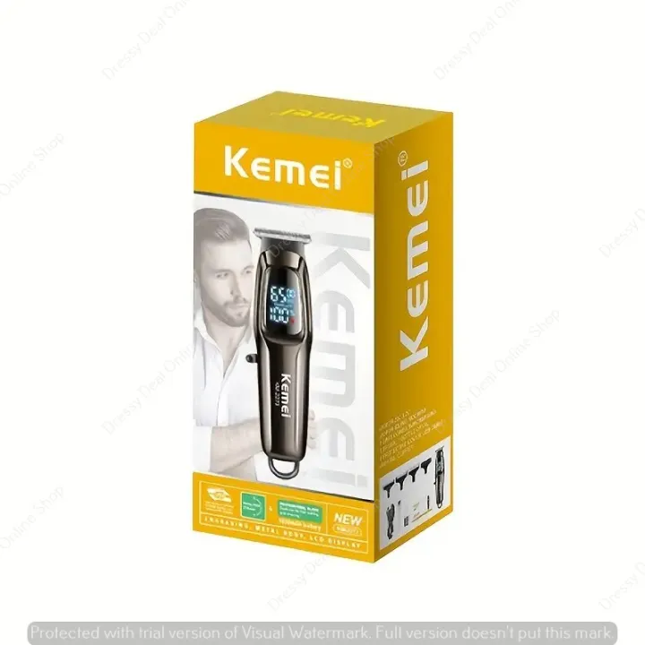 KEMEI%20KM-2273%20Professional%20Men's%20Hair%20Cutting%20Machine%20Wireless%20Trimmer%20LED%20Display%20Home%20Haircut%201800mah%20Lithium%20Battery%20-%20Image%204