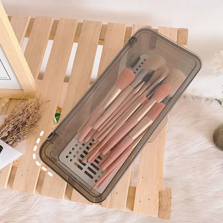 Transparent%20Makeup%20Brush%20Storage%20Box%20Dustproof%20Beauty%20Egg%20Lipstick%20Storage%20Box%20With%20Cover%20Portable%20Desktop%20Storage%20Bucket%20-%20Image%205