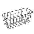 Migeet Iron Storage Basket Wall Mounted Storage Organizer Wire Hanging Basket Bathroom Shelf for Bedroom Bathroom Laundry Room.