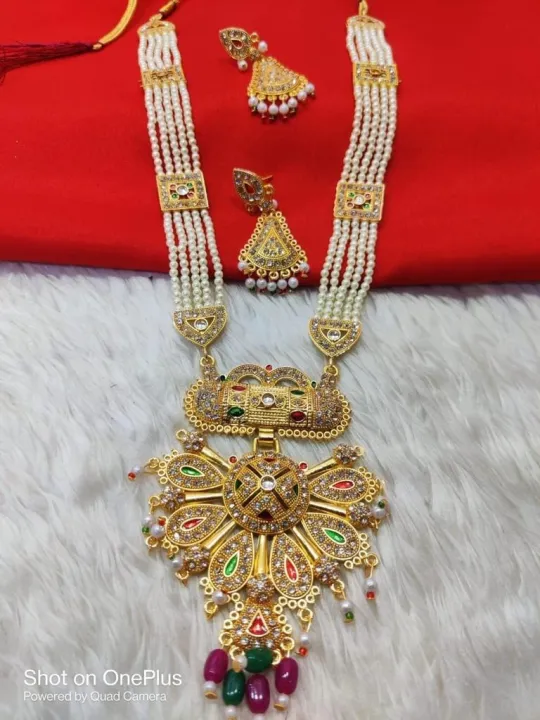 Traditional%20Wedding/Party%20Bridal%20Choker%20Necklace%20Earrings%20-%20Image%202