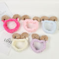 Korea cute simple mask bundle hair band tie head cover face band hair band net red hairpin headscarf female manufacturers wholesale. 