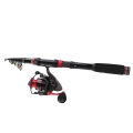 Fishing Rod and Reel Combo, Fishing Rod Set Portable with Storage Bag for Beach. 