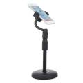 Mobile Phone Holder Stand 360 Rotate for Live Streaming Shoot YouTube TikTok Video Round Base Smartphone. 