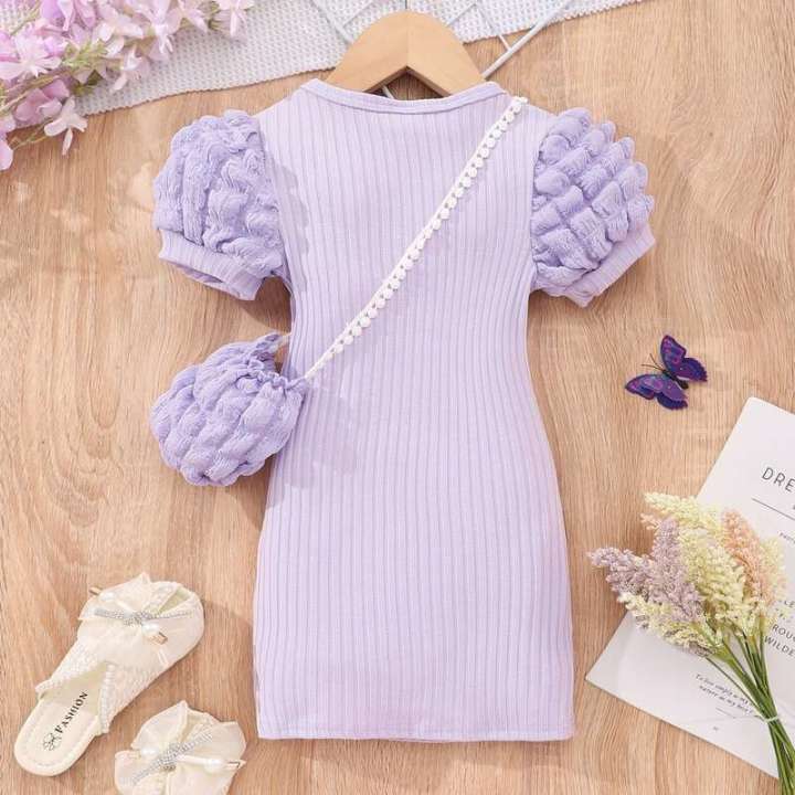 2024%20Midi%20Kids%20Clothes%20Summer%20Short%20Sleeve%20Baby%20Girl%20Bodycon%20Dress%20Party%20Children%20Wrap%20Tight%20Dresses%203%204%205%206%207%208%20Years%20-%20Image%207