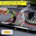 Non-Slip Phone Pad for Car, TSV Car Dashboard Mat Tray, Silicone Anti-Shake Pad with Aromatherapy, Temporary Car Parking Card Number Plate, Universal Cell Phone Holder. 
