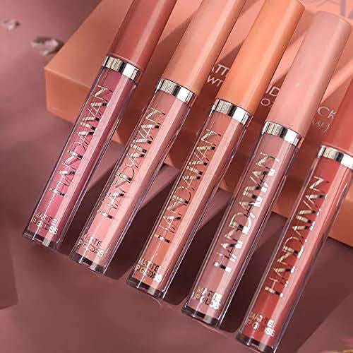 HANDAIYAN%206%20Colors%20Long%20Lasting%20Velvet%20Lips%20Tint%20Liquid%20Lipsticks%20Waterproof%20Non-Stick%20Cup%20Lipgloss%20Gift%20Set%20(A)%20-%20Image%207