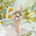 Godigo fashion retro style design sense small dial literary ins temperament belt quartz ladies watch women. 
