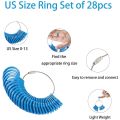 JAERBEE Ring Size Measuring Tool Set, Ring Mandrel Ring Sizer Gauge, Ring Sizing Stick and Ring Gauge for Finger Jewelry Making.