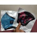 3pcs Stylish fashionable Cotton fabric 3 Layer Printed Face Mask Size Adjustable- 3pcs.