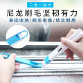 2 In1 Dustpan, brush, hygienic kitchen, tools set 2 IN 1 Window Groove Cleaning Brush Multifunctional Windows Slot Cleaner Household Gap Cleaner Sliding Door Track cleaning Tool.