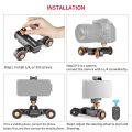 Yelangu L4x Motorized Cameraslider Rechargeable Camera Dolly Slider For Dslr Camera Camcorder Smartphone Track Slider.