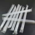 100pcs Individually Wrapped Jumbo Straw Plastic Drinking Straws Smoothies Milkshake Cocktail Disposable Straw. 