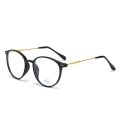 Fashion Trendy Near Sight Eyeglasses New Unisex Round Polygon Glasses Ultralight Anti Blue Light Finished Myopia Glasses. 