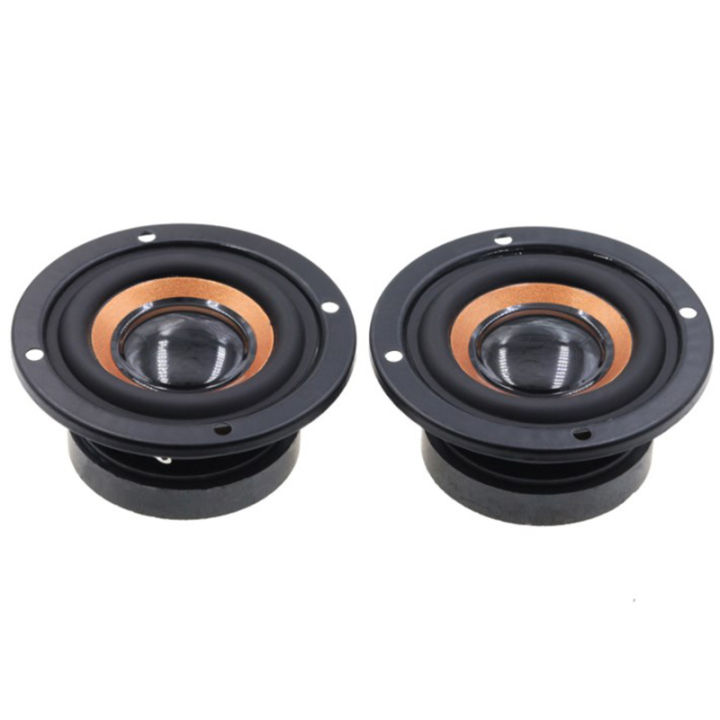【Trusted】 2Pcs 52mm 2 Inch Full Range Speaker 4 Ohm 3W Speaker Bass Speaker For Multimedia Home Audio Leima