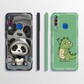 For Infinix Smart 3 Plus Case X627 Cute Dinosaur Liquid Soft Silicone Phone Cases For Infinix S4 X626 Smart3 Plus Cover Fundas.