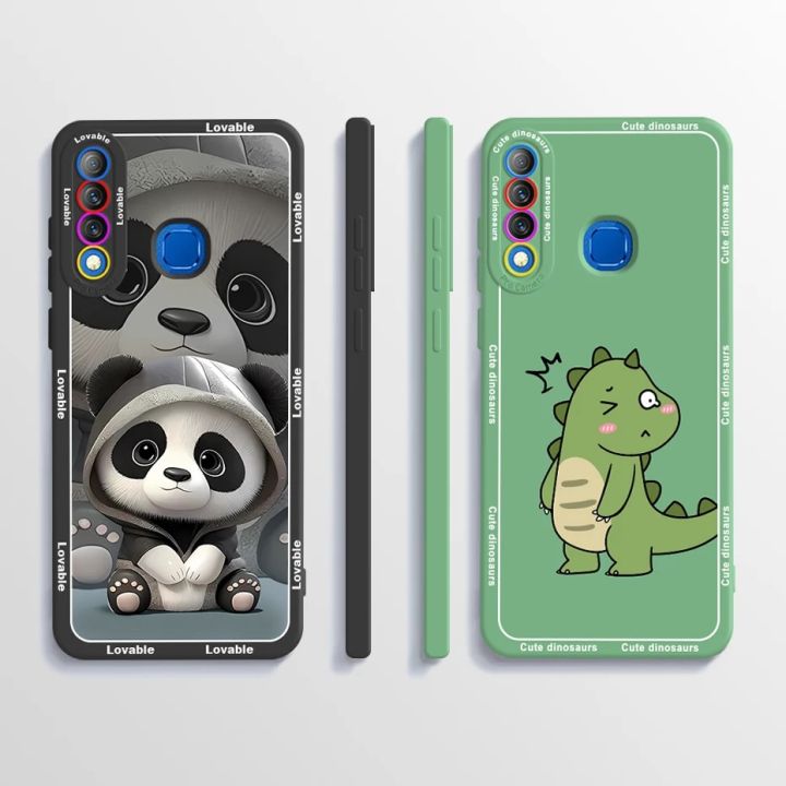 For Infinix Smart 3 Plus Case X627 Cute Dinosaur Liquid Soft Silicone Phone Cases For Infinix S4 X626 Smart3 Plus Cover Fundas