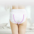 Women Teen Girls Disposable Thin Ultra-Soft Menstrual Period Diaper Pads Panties Sanitary Pants - 15 PCS.