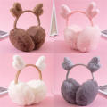Plush Earmuffs Cute Faux Foldable Ear Warmers Cashmere Antler Ear Covers for Winter Women Girls Children Outdoor. 