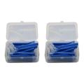 ASUS 2 Boxs L Shape Push-Pull Interdental Brush 20Pcs/Box Oral Care Teeth Dental Tooth Pick Tooth Blue. 