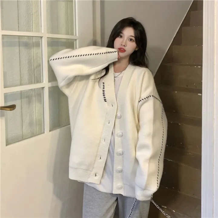 Autumn%20and%20Winter%20New%20Lazy%20Wind%20Sweater%20Cardigan%20Coat%20Women's%20Korean-Style%20Mid-Length%20Outerwear%20Student%20Knitwear%20Loose%20All-Matching%20-%20Image%209