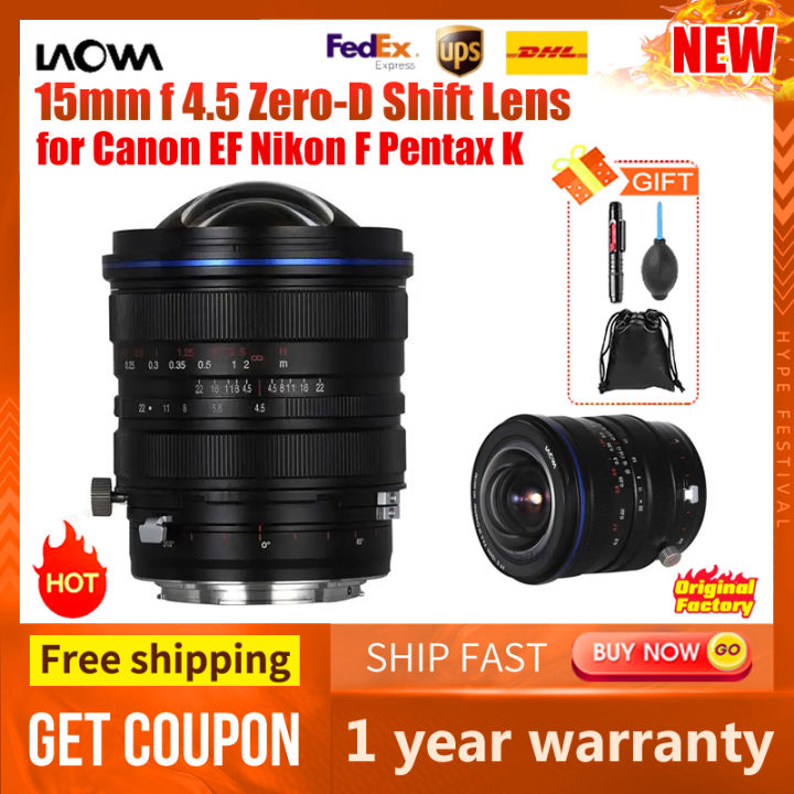 Venus Optics Laowa 15mm Zero-D Shift Lens Wide Angle
