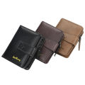 New Business Men Wallets Zipper Card Holder High Quality Male Purse New PU Leather Vintage Coin Holder Men Wallets.