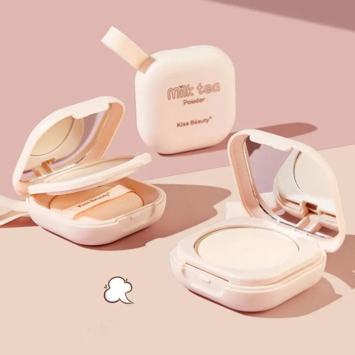Korean Loose Powder Full Brightening Concealer Mineral Face Foundation Cosmetics Lasting Makeup Powder Compact Powder Pressed Abandon Abandon