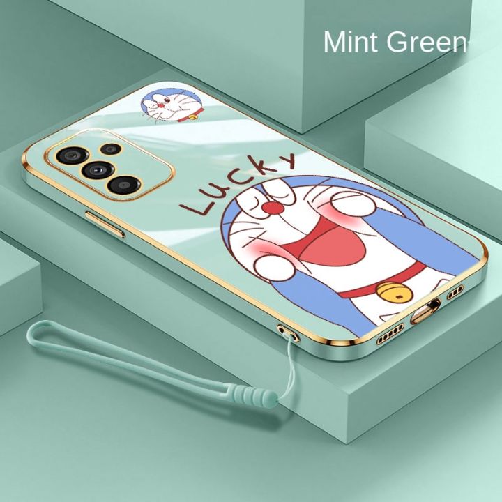 Samsung%20Galaxy%20A25%20A15%205G%20A35%20A55%205G%20Glossy%20Lucky%20Doraemon%20Casing%20Square%20Edges%20Plating%20Back%20TPU%20Soft%20Case%20Cover%20-%20Image%205