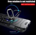 icasecover for Xiaomi POCO M2/POCO M2 Reloaded Hard Case Hybrid Shockproof Car Magnetic Ring Buckle Stand Back Cover. 