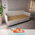 AndorMahal Malaysian Board Lacquer painted Multi Purpose Sofa cum bed without foam. 