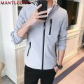 Young Fashion Jacket Men Hooded Casual Jacket Spring Autumn Men Outwear Zipper cket Slim Fit Men's Clothing Brand. 