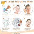 Professional Derma Roller 192 Real Individual Titanium Microneedling Roller For Face Body Beard Hair Growth All Size Avaiable. 