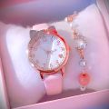 New Korean Style Cute Love Children Watch Fashion Girl 2023 model.