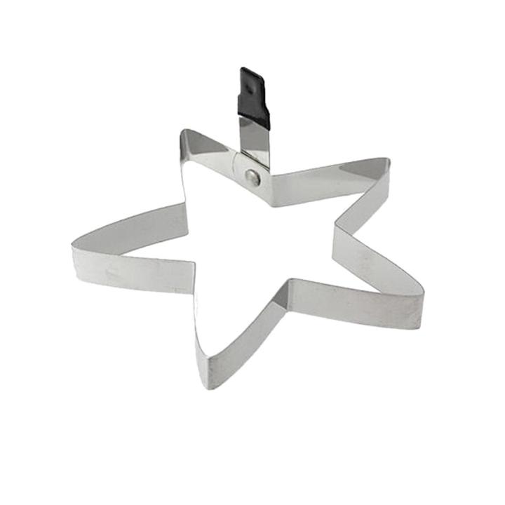 Star Shaped Frying Egg Mold - Silver