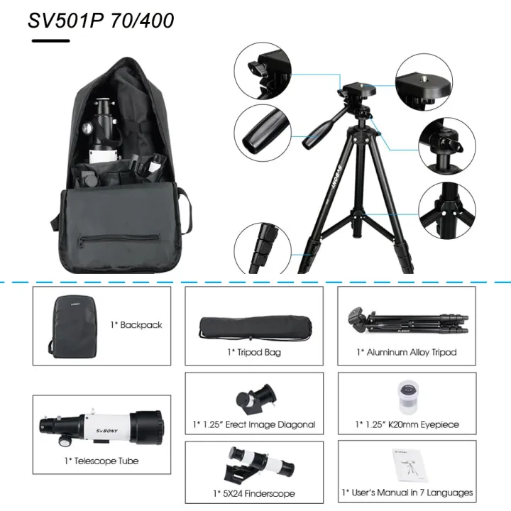 SVBONY%20SV501P%20Astronomical%20Refractor%20Telescope%20for%20Beginners%EF%BC%8CKids,400mm%20Focal%20Length%20for%20Observing%20Terrestrial%20and%20Celestial%20-%20Image%204