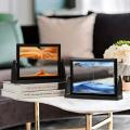 Square Moving sand art Artistic Glass Moving 3D sand picture Rotatable 3D Glass deep sea sandscape for Home decor Office desk. 