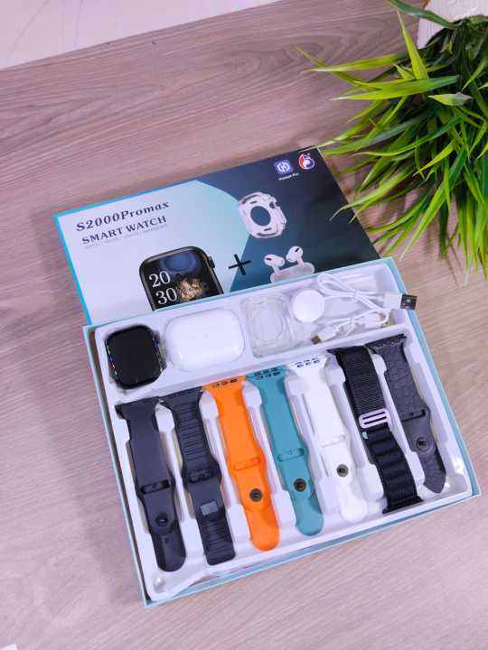 S2000%20Pro%20Max%20Smart%20Watch%20with%20Wireless%20AirPods%20Pro%20%E2%80%93%2010-in-1%20Mega%20Combo%20Pack%20%E2%80%93%207%20Changeable%20Straps/Belts%20with%20Free%20Protective%20Watch%20Cover%20%E2%80%93%20Bluetooth%20Call%20&%20Fitness%20Tracker%20Smartwatch%20for%20Men%20&%20Women%20-%20Image%204