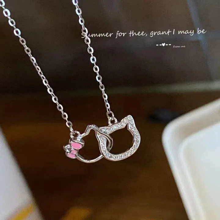 Fashion%20Hello%20Kitty%20Pendant%20Necklace%20for%20Women%20Girls%20Cute%20Cartoon%20Cat%20Double%20Ring%20Clavicle%20Chain%20Charms%20Chic%20Delicate%20Necklace%20Jewelry%20Gift%20-%20Image%206